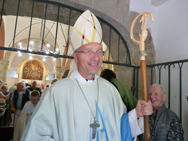 100 Jahrfeier Weingartenkapelle in Naumburg mit Bischof Dr. Michael Gerber (Foto. Karl-Franz Thiede)